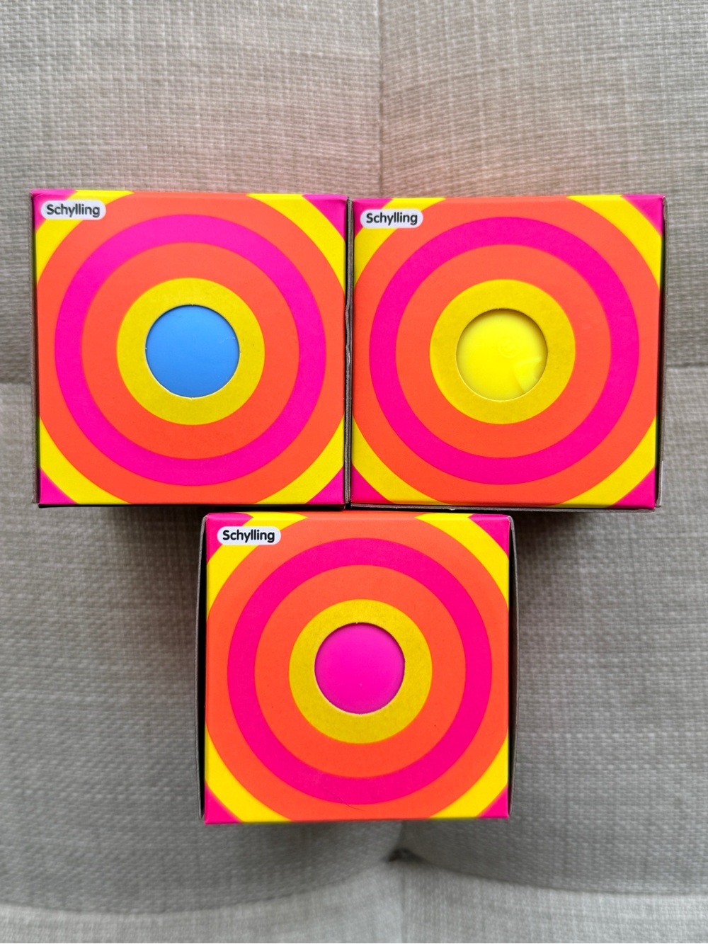 NEEDOH Color Changing Balls- Blue, Yellow, Pink- New Sealed - Bundle Lot